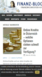 Mobile Screenshot of finanz-blog.at