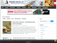 Tablet Screenshot of finanz-blog.at